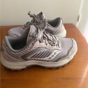 Saucony Excursion TR 15 Trail Running Shoe Grey & Blue Sneakers